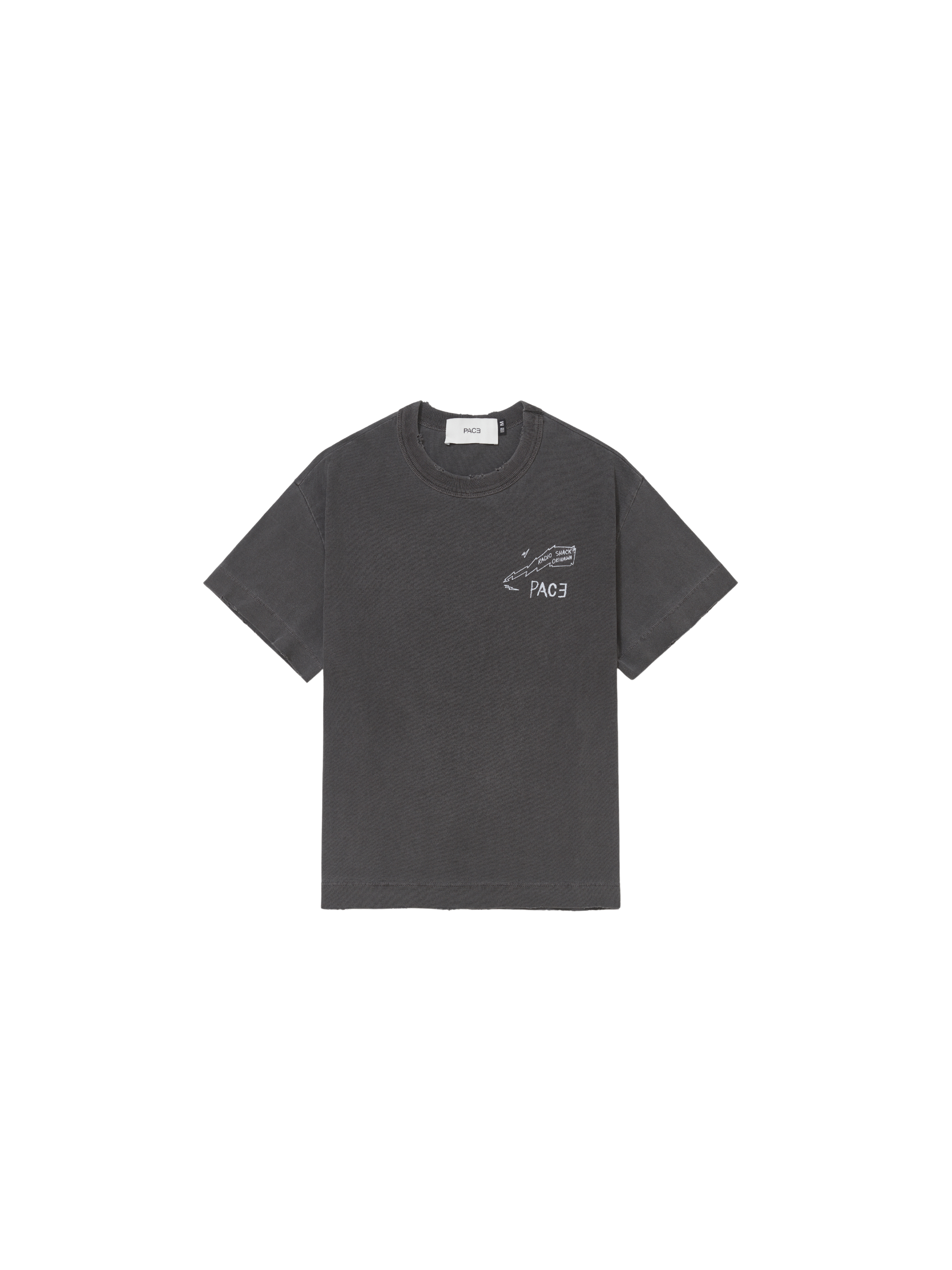 Tee Okinawa Sketches "Stone Washed Black"